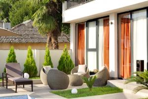 Posezení v ubytování Sun Wine Hotel