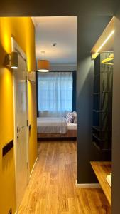 Postel nebo postele na pokoji v ubytování Laguna House