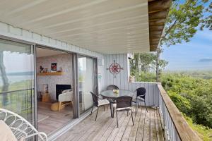 Balkón nebo terasa v ubytování Loggers Run 23/24