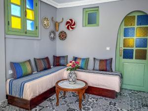 Ruang duduk di Dar Sharif Tanger