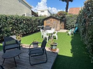 Zahrada ubytování Mini Villa T3 duplex