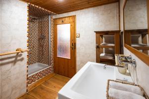 Et badeværelse på Domček Ľúbezný