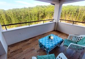 Balkón nebo terasa v ubytování Forest View Apartment