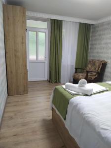 Uma cama ou camas num quarto em Old Village