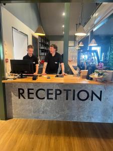 Vstupní hala nebo recepce v ubytování Nordby Hotell