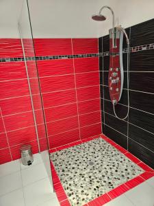 Koupelna v ubytování Gîte Rubis Passion