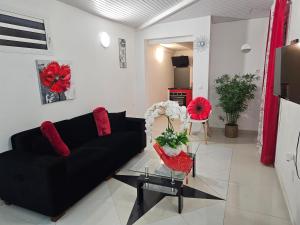 Posezení v ubytování Gîte Rubis Passion