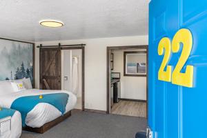 Letto o letti in una camera di Lazy Duck Inn