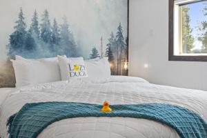 Letto o letti in una camera di Lazy Duck Inn