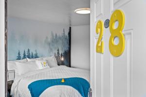 Letto o letti in una camera di Lazy Duck Inn