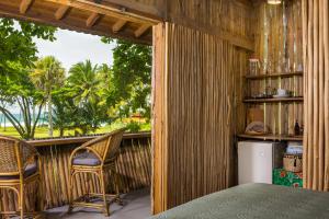 Balkón nebo terasa v ubytování El Encuentro Surf Lodge