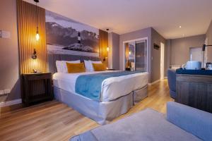 Cama ou camas em um quarto em Alto Andino Hotel mais 37 fotos