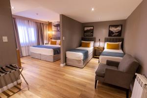Cama ou camas em um quarto em Alto Andino Hotel