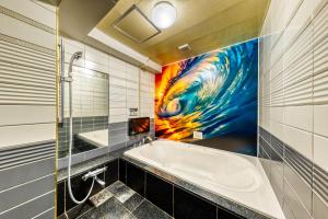Vannituba majutusasutuses HOTEL ATLANTIS NUMAZU -Adult Only