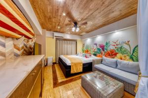 Voodi või voodid majutusasutuse HOTEL ATLANTIS NUMAZU -Adult Only toas