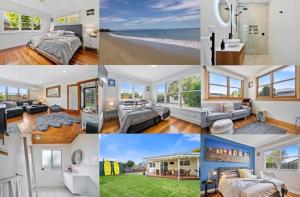 a collage of different pictures of a house at Beach Holiday Home-Close to Airport-3 Bed & 2 Bath in Lauderdale