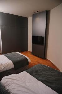 Postel nebo postele na pokoji v ubytování Hotel Ehden