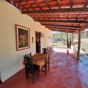 Posezení v ubytování Casa Beverly na Pousada Terra do Sossego