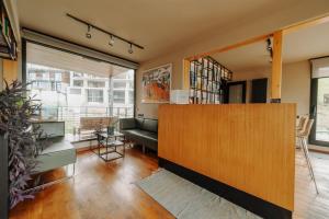 四方酒店的休息区