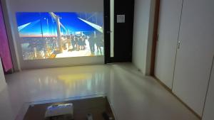 野田にあるMemories-Inn最大四個独立房13人可入住の壁画付きの部屋