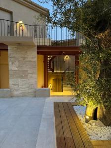 Balkón nebo terasa v ubytování Mandragoras Eco Friendly Resort