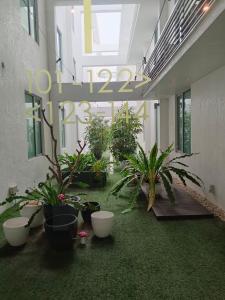 Taman di luar Fuller Hotel