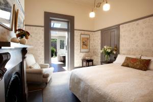 Letto o letti in una camera di Olivers Central Otago