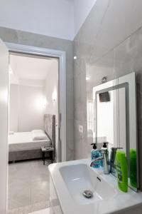 Koupelna v ubytování Albdea Apartment & Rooms