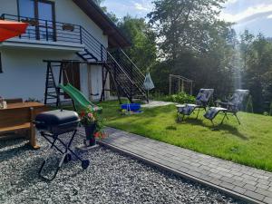 Zahrada ubytování Apartamenty u Joli