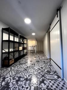 Postel nebo postele na pokoji v ubytování Apartment in Simontorp