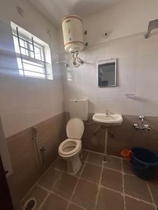 Koupelna v ubytování Hotel Prakrathi Residency