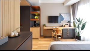 A television and/or entertainment centre at Dash Living on Prat