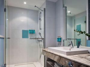 Koupelna v ubytování Novotel Athens