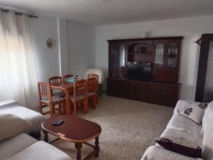 Et opholdsområde på Apartamento cerca del casco histórico de Tarifa