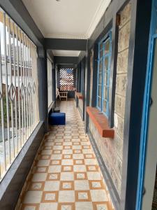 Postel nebo postele na pokoji v ubytování Future Stars Centre Kibera