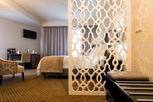 Χώρος καθιστικού στο Hotel Lis Batalha