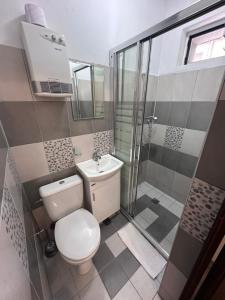 A bathroom at Saraya