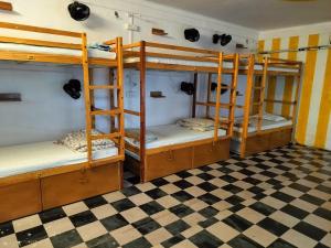 A bed or beds in a room at Jungle by sturmfrei Pushkar