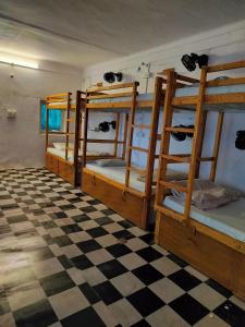 A bed or beds in a room at Jungle by sturmfrei Pushkar