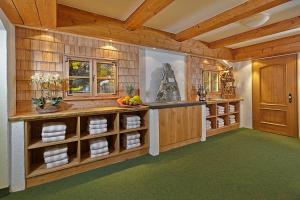Kuchyň nebo kuchyňský kout v ubytování Kneipp-Kurhotel Steinle
