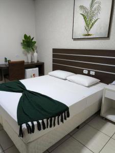 Postel nebo postele na pokoji v ubytování Papagaio Hotel