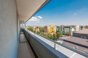 Balkón nebo terasa v ubytování Hotel Monogram Park
