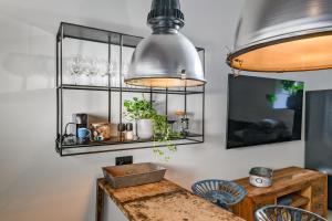 TV a/nebo společenská místnost v ubytování Art Apartmens Kyjov
