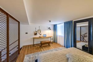 Postel nebo postele na pokoji v ubytování Art Apartmens Kyjov