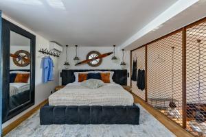 Postel nebo postele na pokoji v ubytování Art Apartmens Kyjov