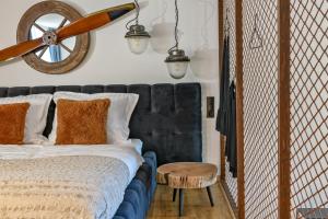 Postel nebo postele na pokoji v ubytování Art Apartmens Kyjov