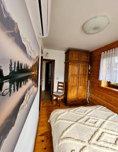 Łóżko lub łóżka w pokoju w obiekcie Apartament z widokiem na góry - Split AC, Private Terrace, Private Parking