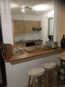 Køkken eller tekøkken på Les Tamaris d'Audenge