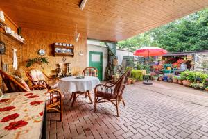 Κήπος έξω από το Ferienwohnung 'ole Bäckerei'