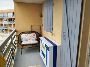 Balkón nebo terasa v ubytování Appartement CHLOE vue mer et Canigou 1ere ligne
